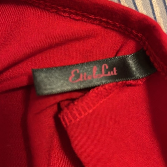 EttelLut red sleeveless tunic size medium - Picture 5 of 6
